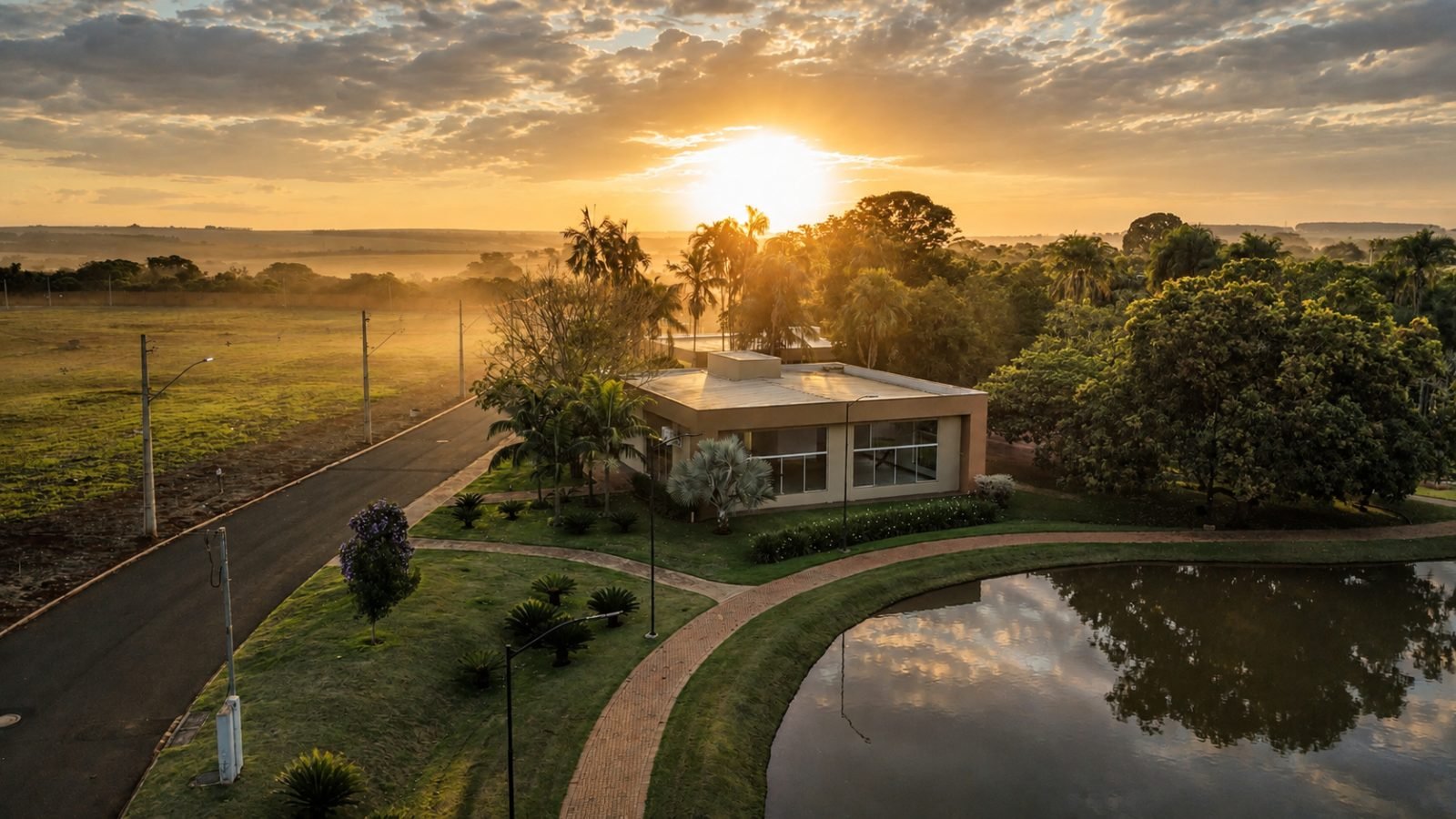 Convivência à beira do lago